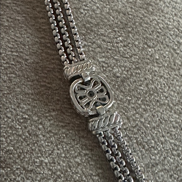 Magnetic Closure Two-Tone Bracelet - Picture 4 of 7